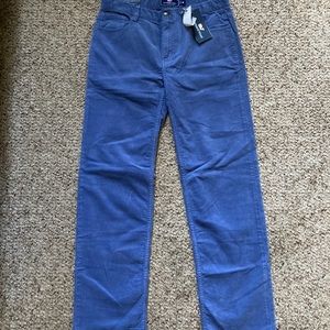 Vineyard Vines blue corduroys, size 18 boys